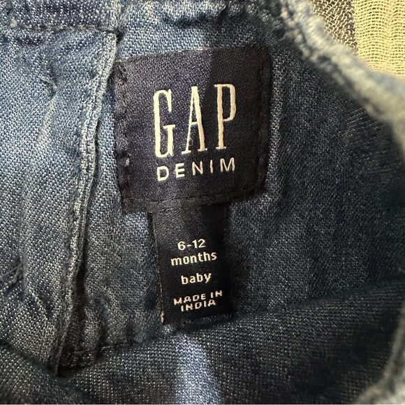 NEW with tags Baby Gap 6-12 mo sleeveless romper with long pants, cotton - Picture 3 of 12